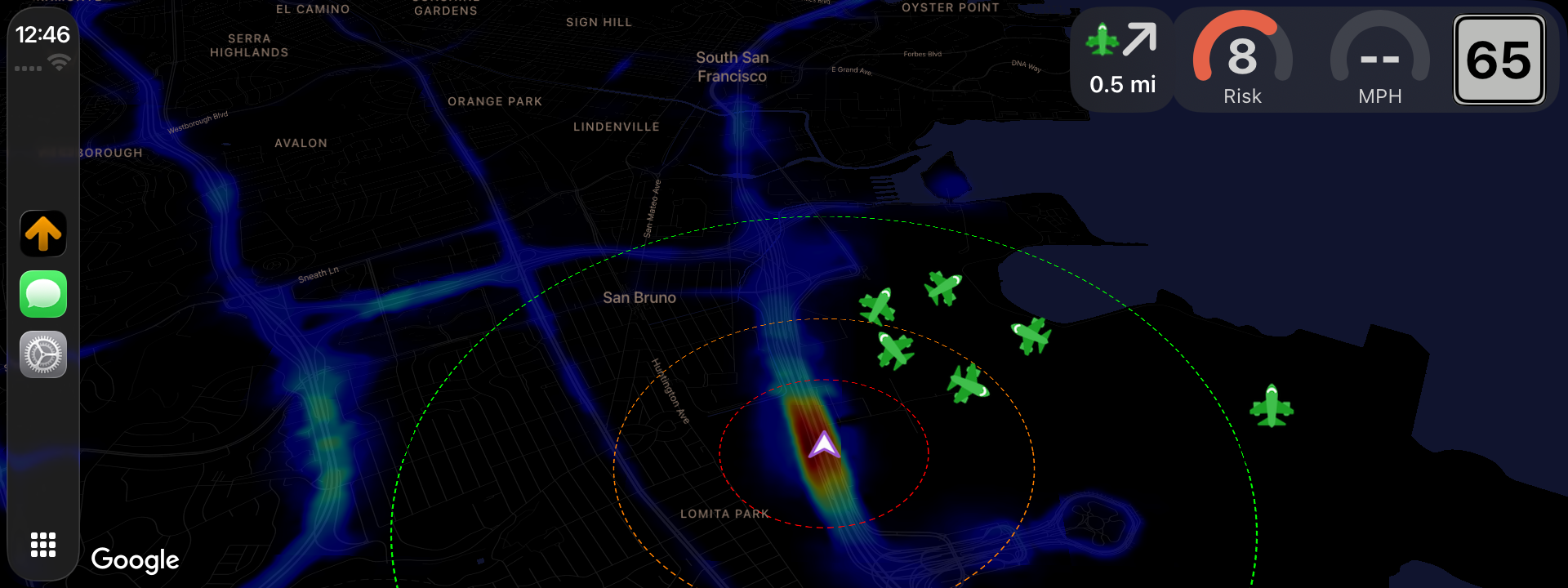 HighwayRadar on CarPlay